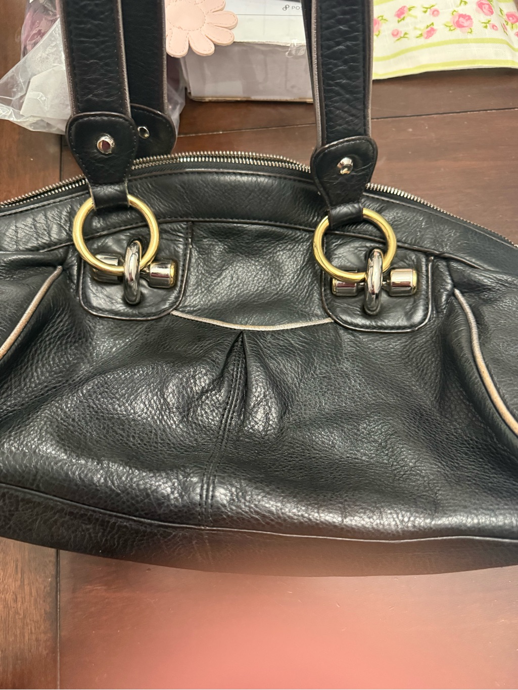 Bob Makowski Leather Shoulder Bag